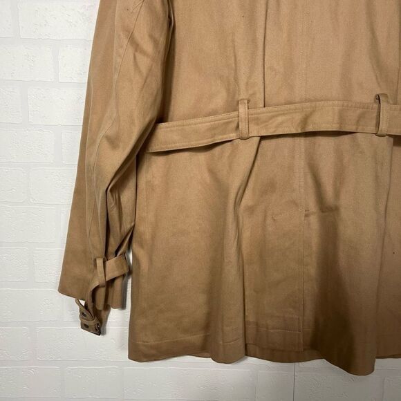 Gap Womens Trench Coat Size XL Tan belt - Picture 15 of 16